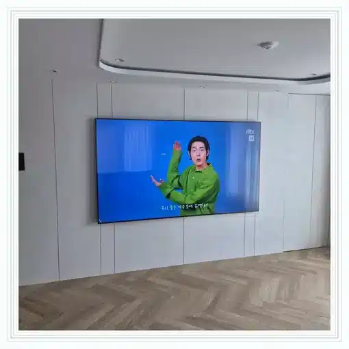 벽걸이TV 설치 참고 이미지 18-10 두 번째 사진