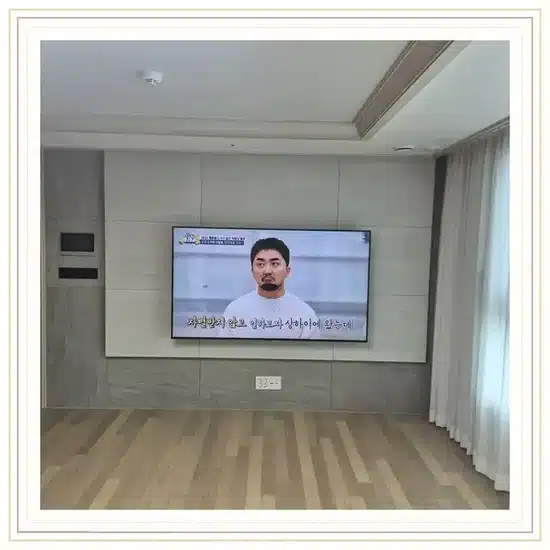벽걸이TV 설치 참고 이미지 18-12 두 번째 사진