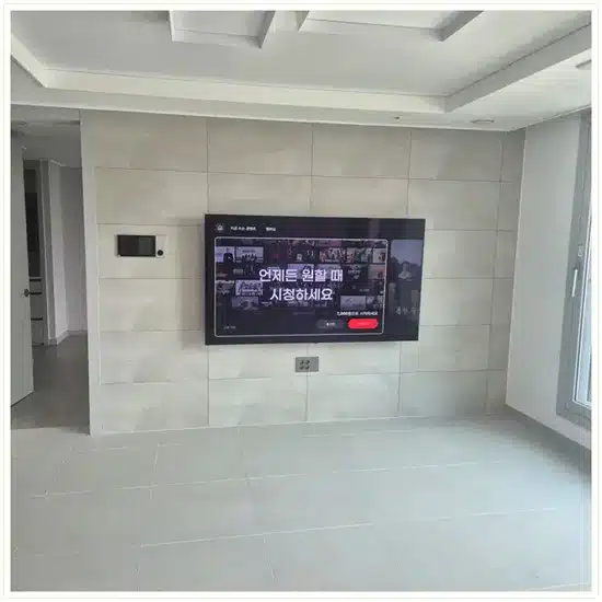 벽걸이TV 설치 참고 이미지 18-31 두 번째 사진