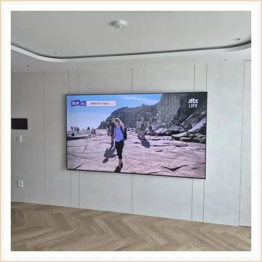 한강밤섬자이 벽걸이TV 설치 상담 참고 이미지 첫 번째