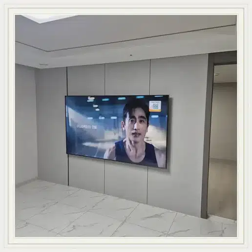 금호베스트빌 벽걸이TV 설치 상담 참고 이미지 첫 번째