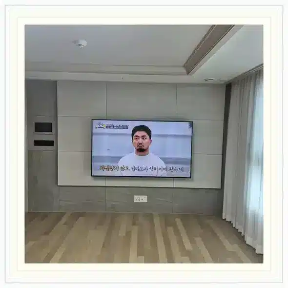 벽걸이TV 설치 참고 이미지 18-93 두 번째 사진